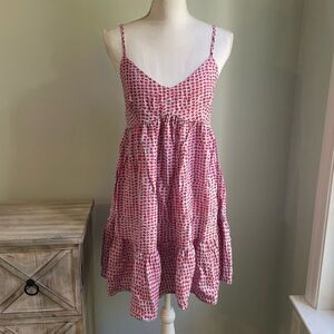 Bucket List Babydoll Polka Dot Dress